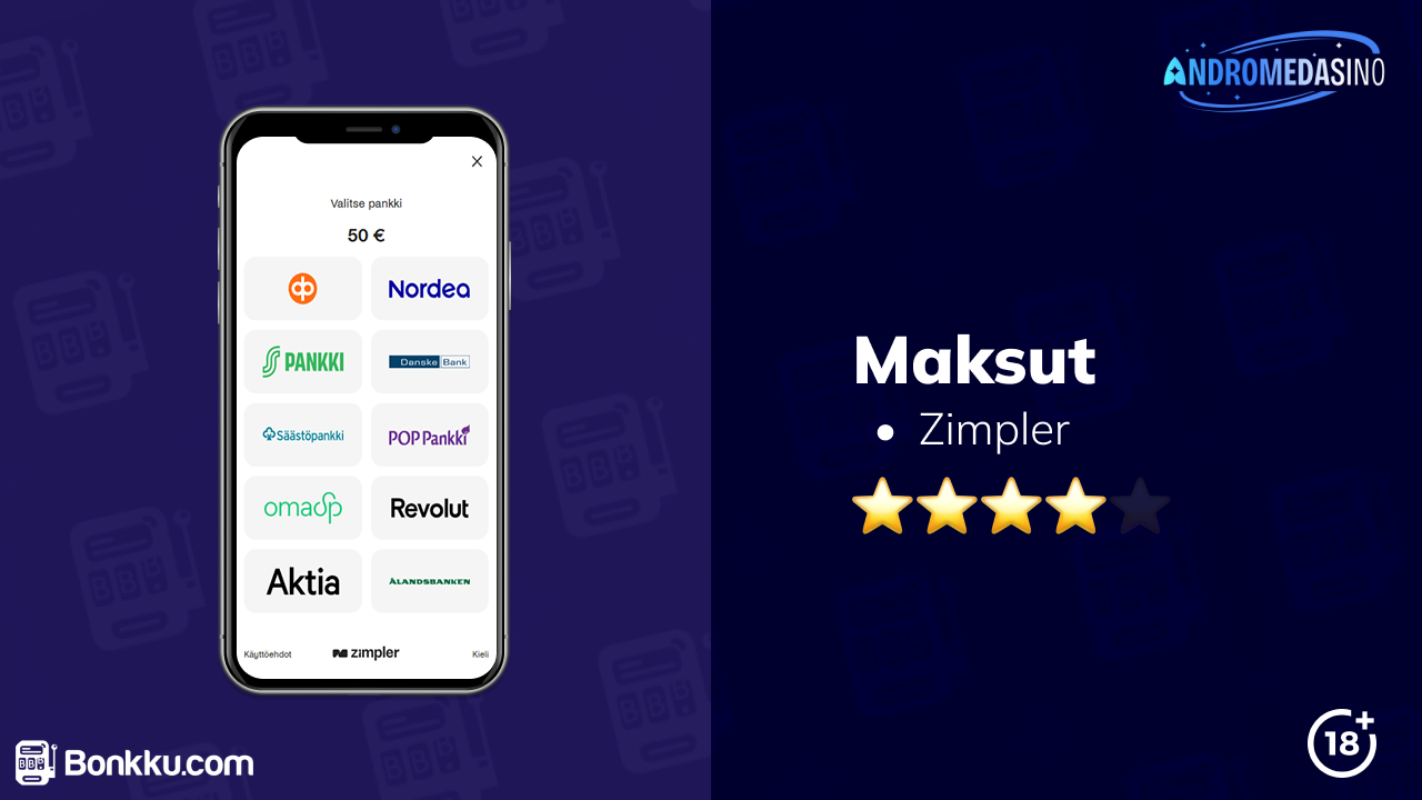 andromedasino maksut