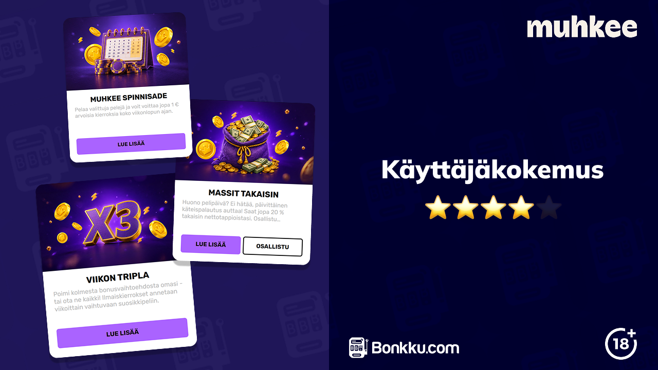 muhkee casino käyttäjäkokemus