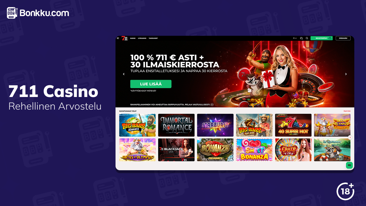 711 casino arvostelu