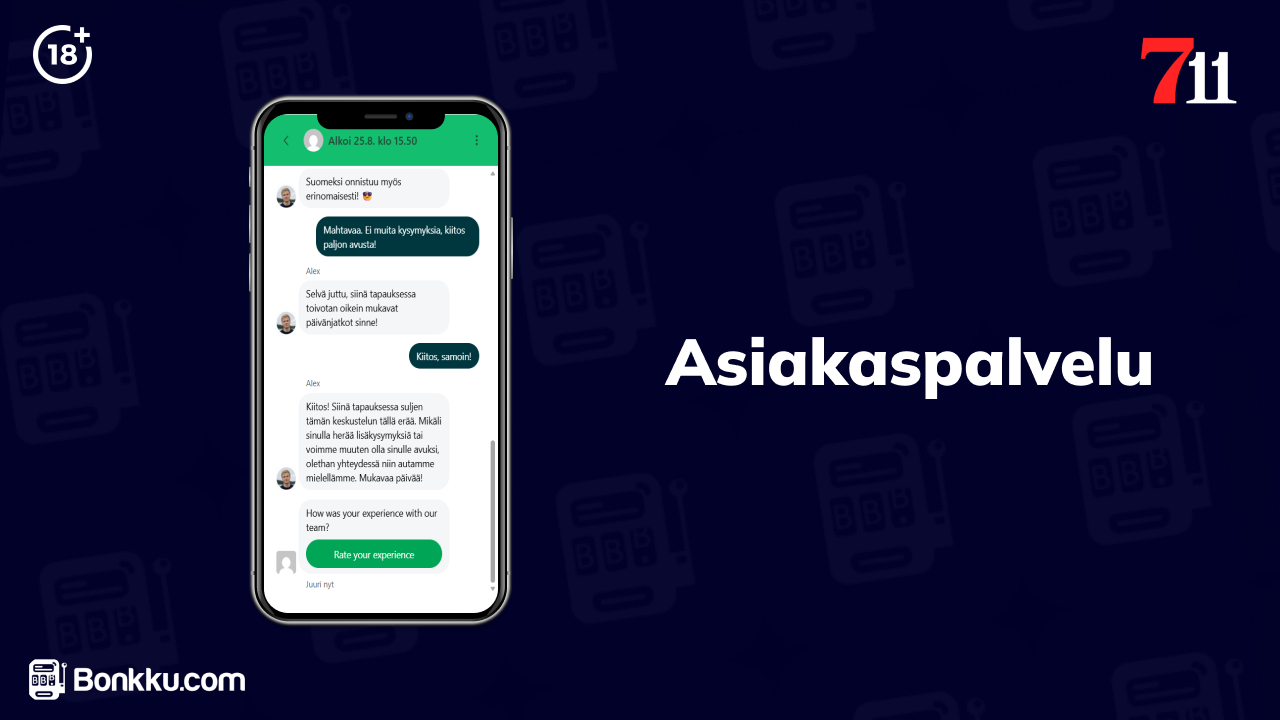 711 casino asiakaspalvelu