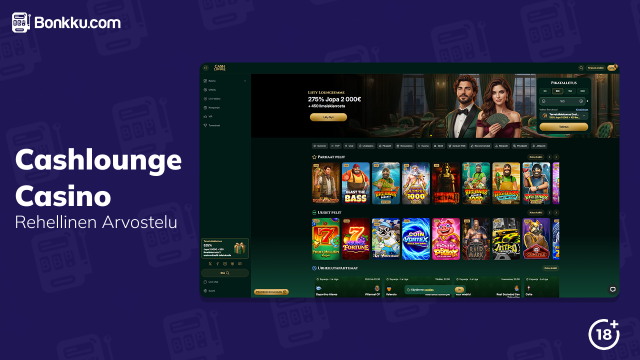 cashlounge casino arvostelu