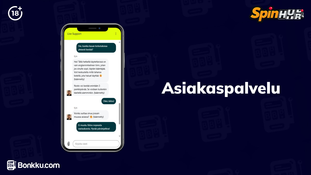 spinhub asiakaspalvelu