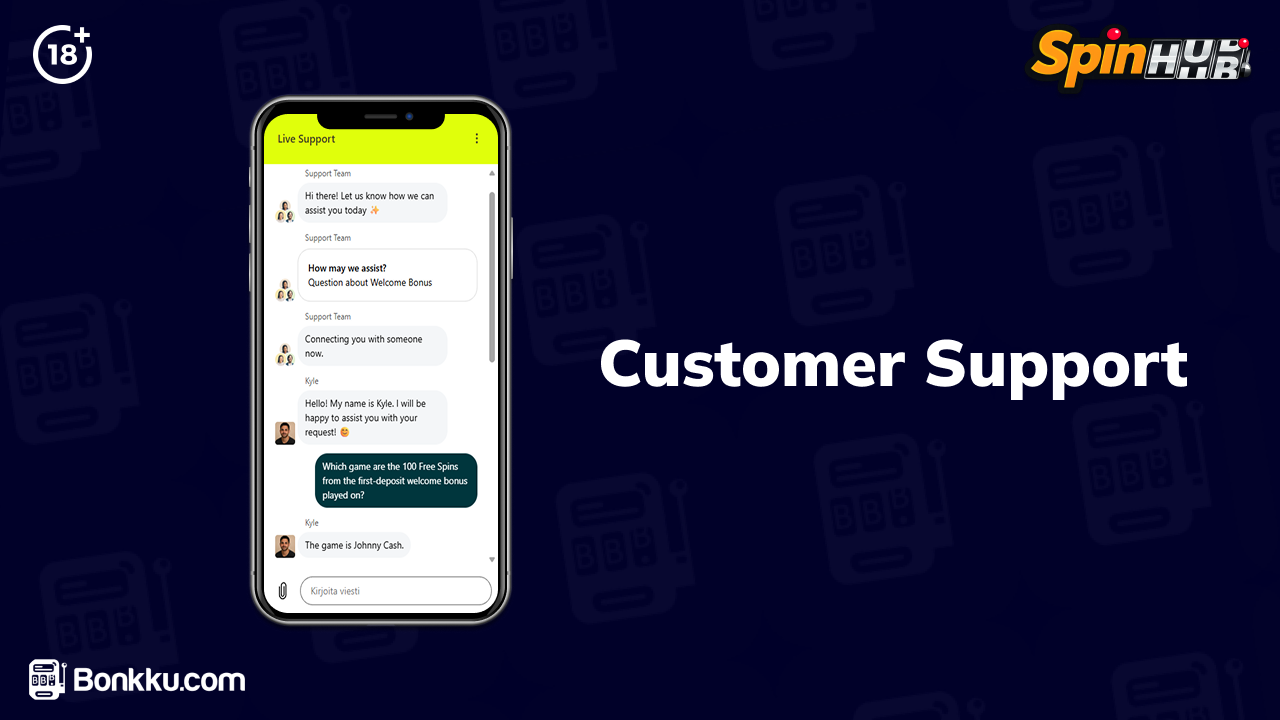 spinhub customer support