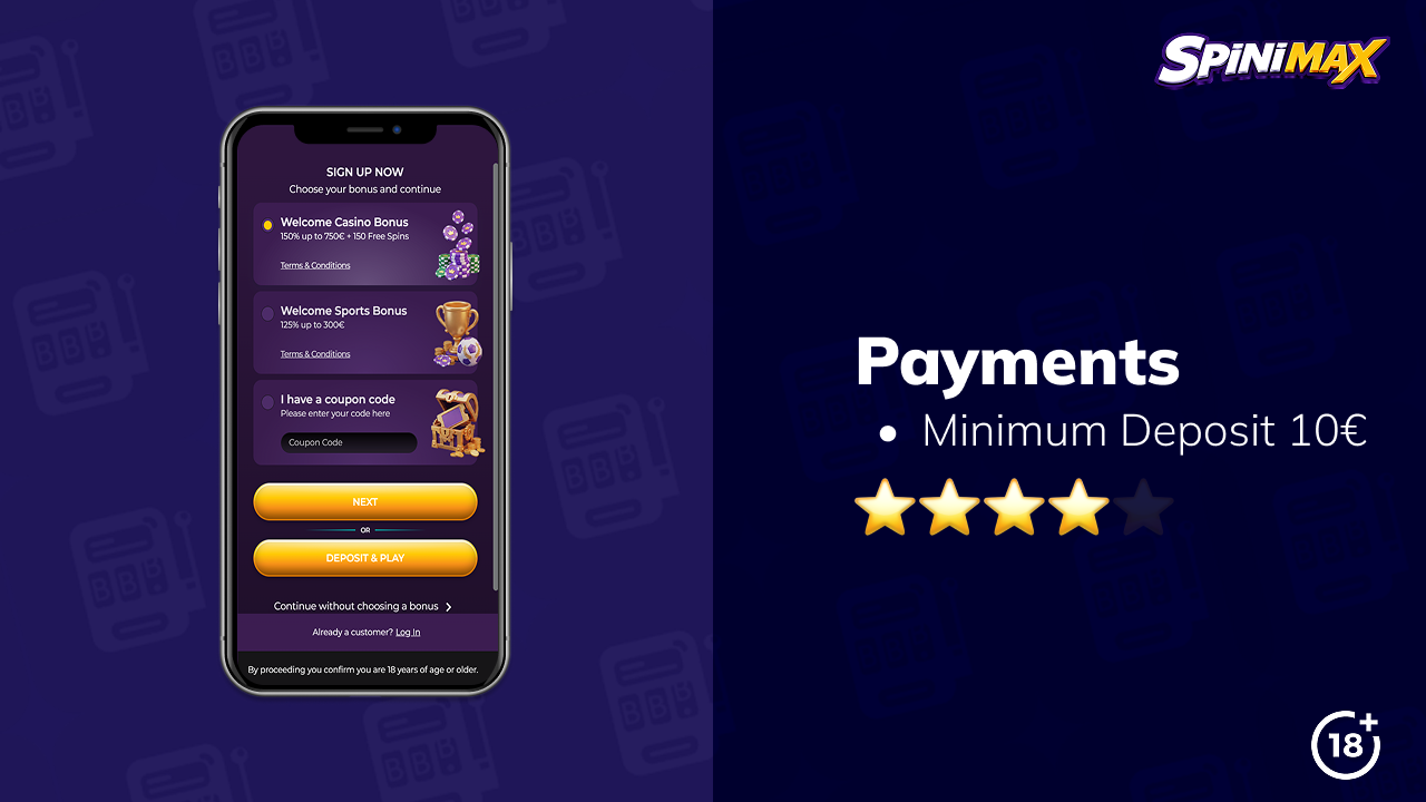 spinimax payments