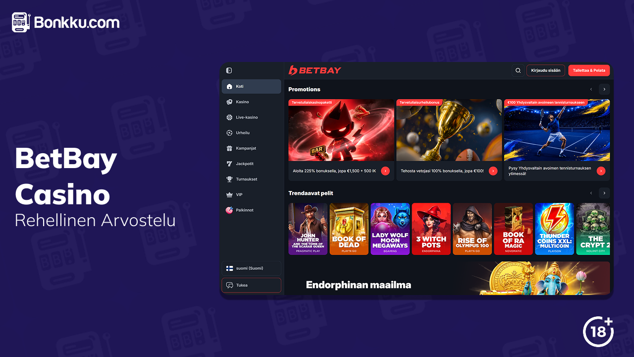 betbay casino arvostelu