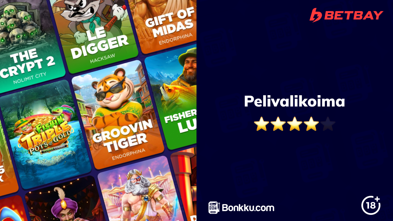 betbay casino pelivalikoima