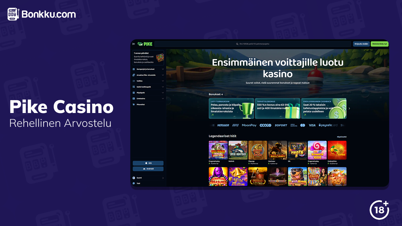 pike casino arvostelu