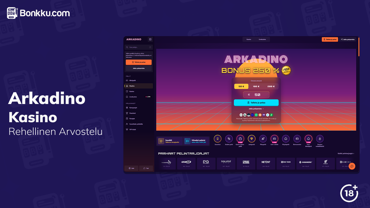arkadino kasino arvostelu