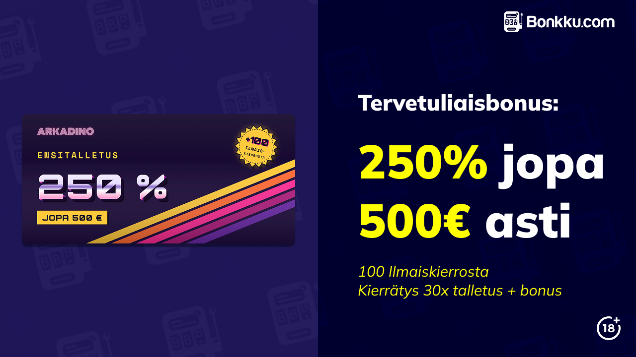 arkadino kasino tervetuliaisbonus