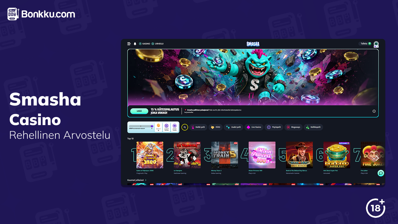 smasha casino arvostelu