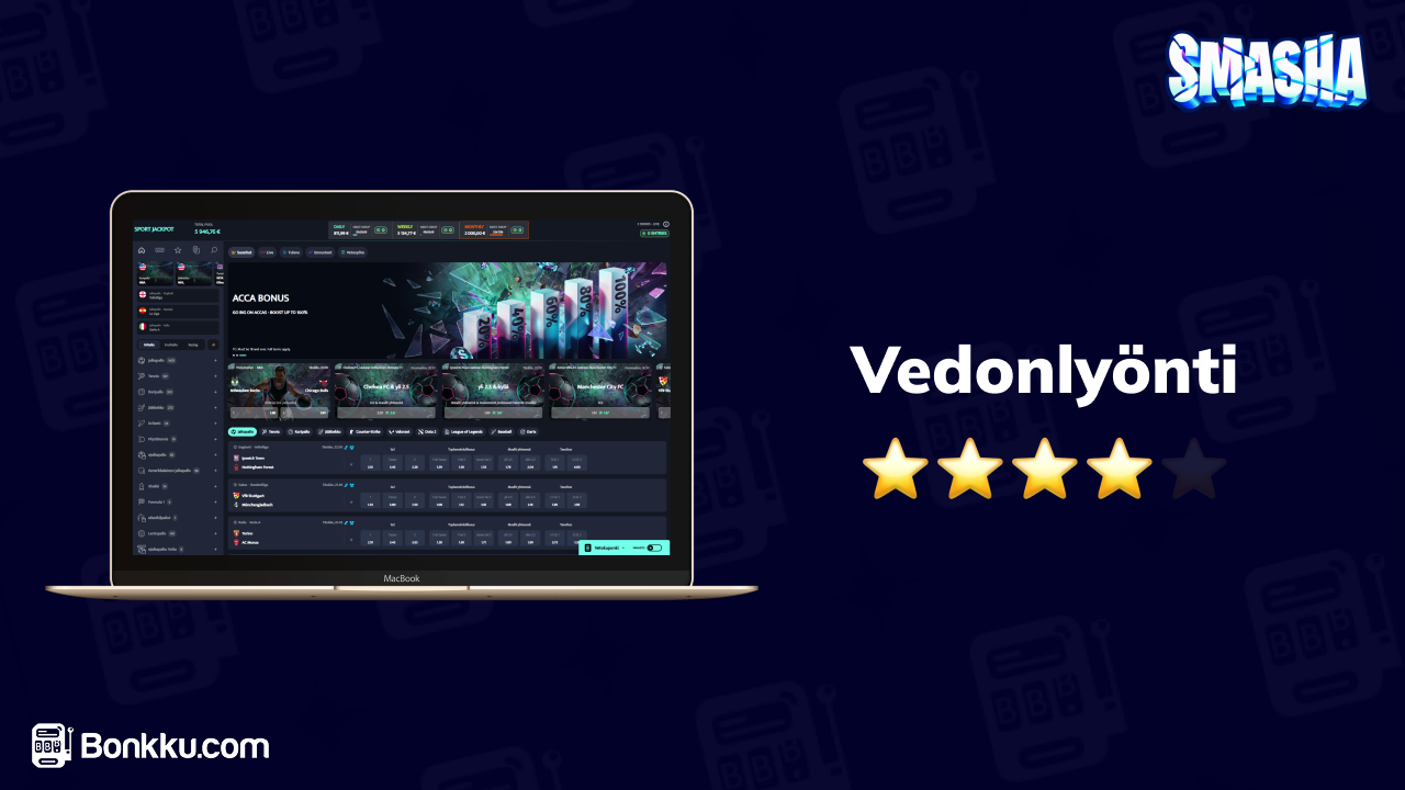 smasha casino vedonlyönti