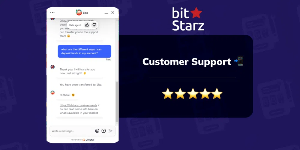Bitstarz Customer support