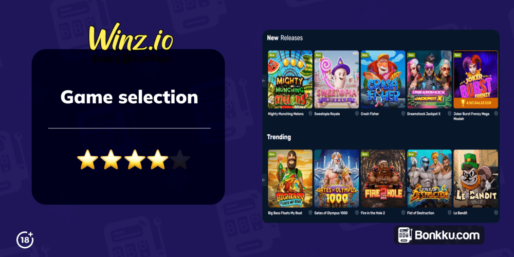 winz io game selection