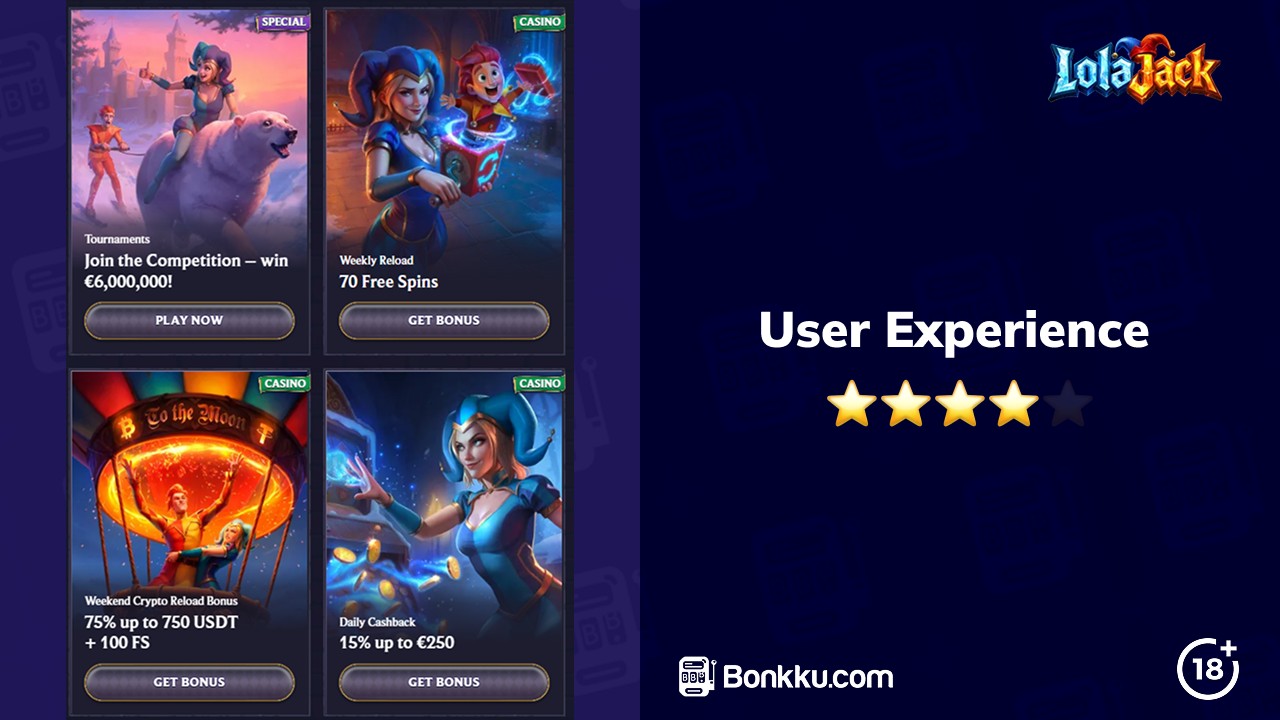 lolajack casino user experience