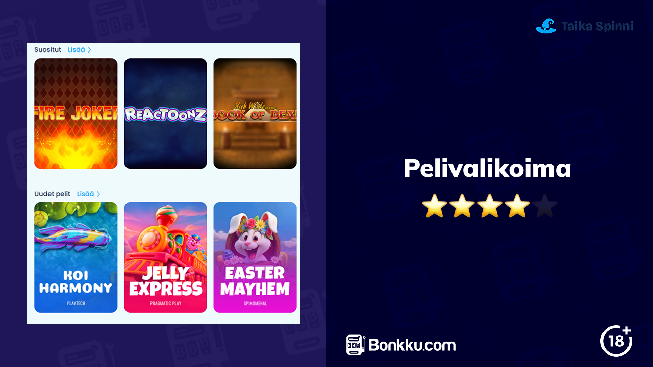 taika spinni casino pelit