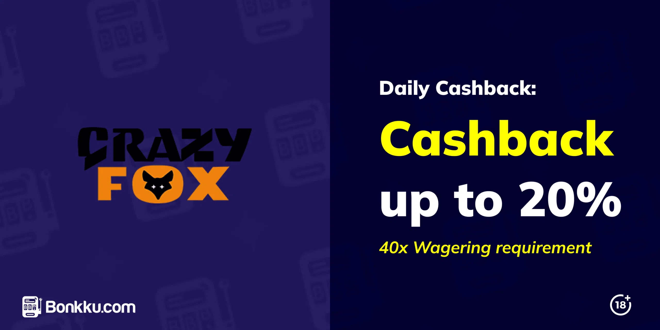 crazy fox cashback daily