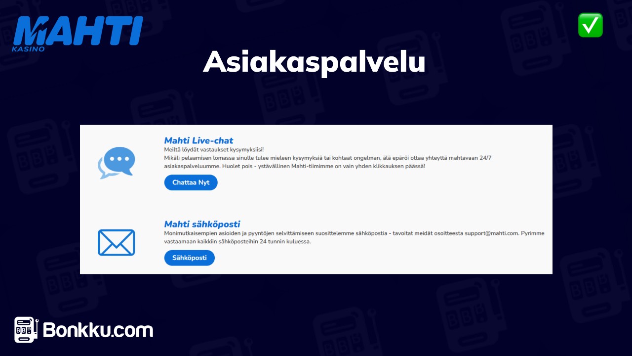 mahti kasino asiakaspalvelu