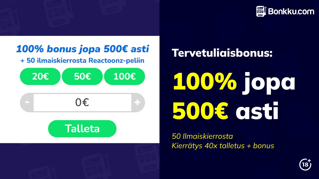 mahti kasino tervetuliaisbonus