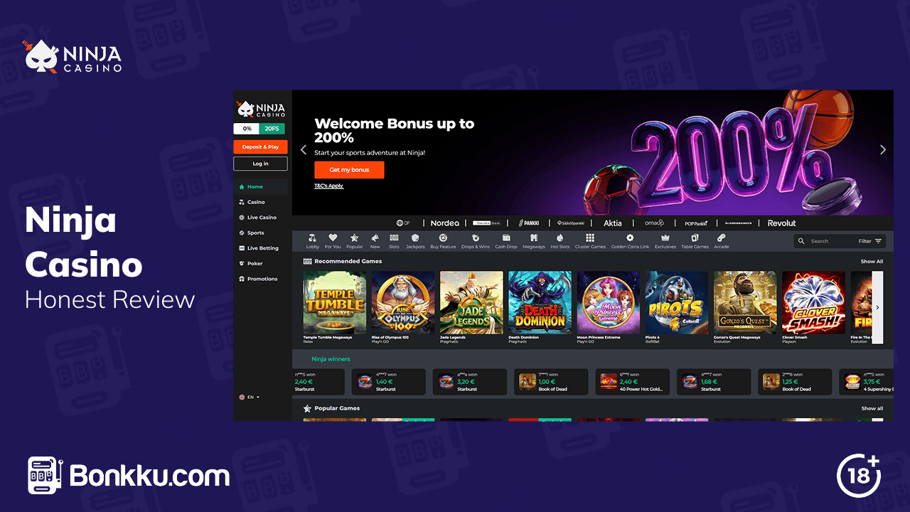 ninja casino review