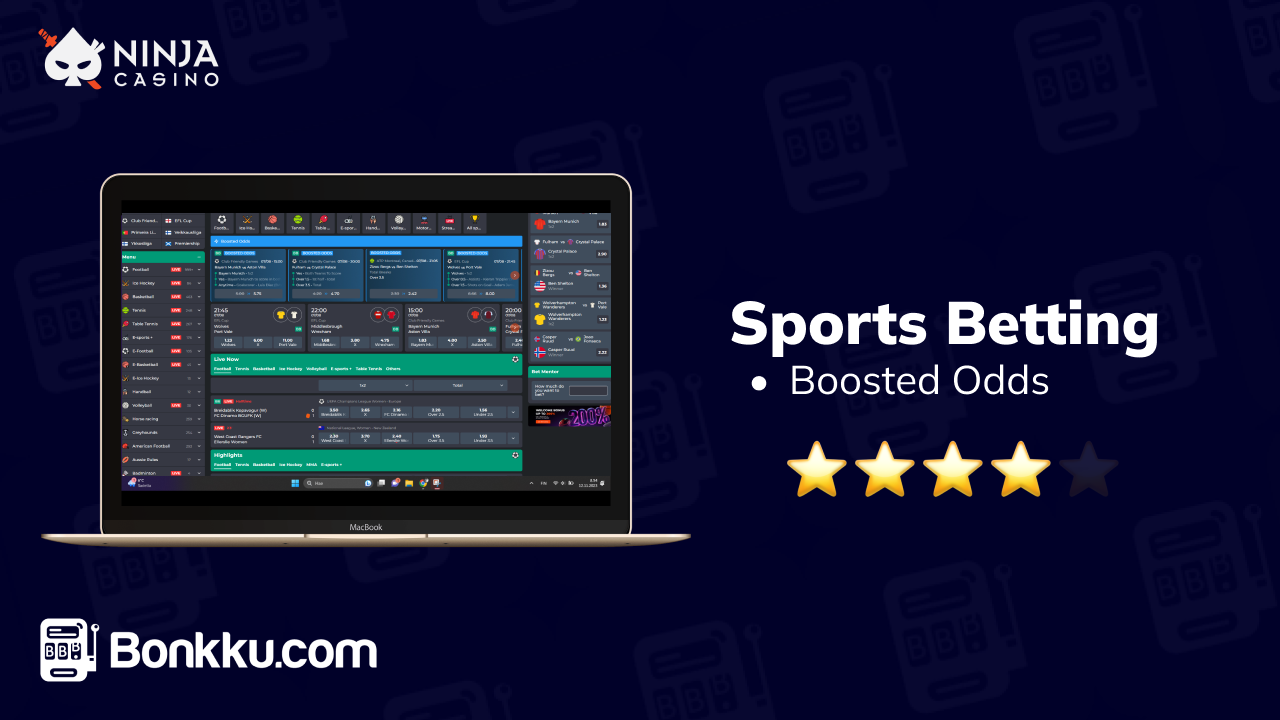 ninja casino sports betting