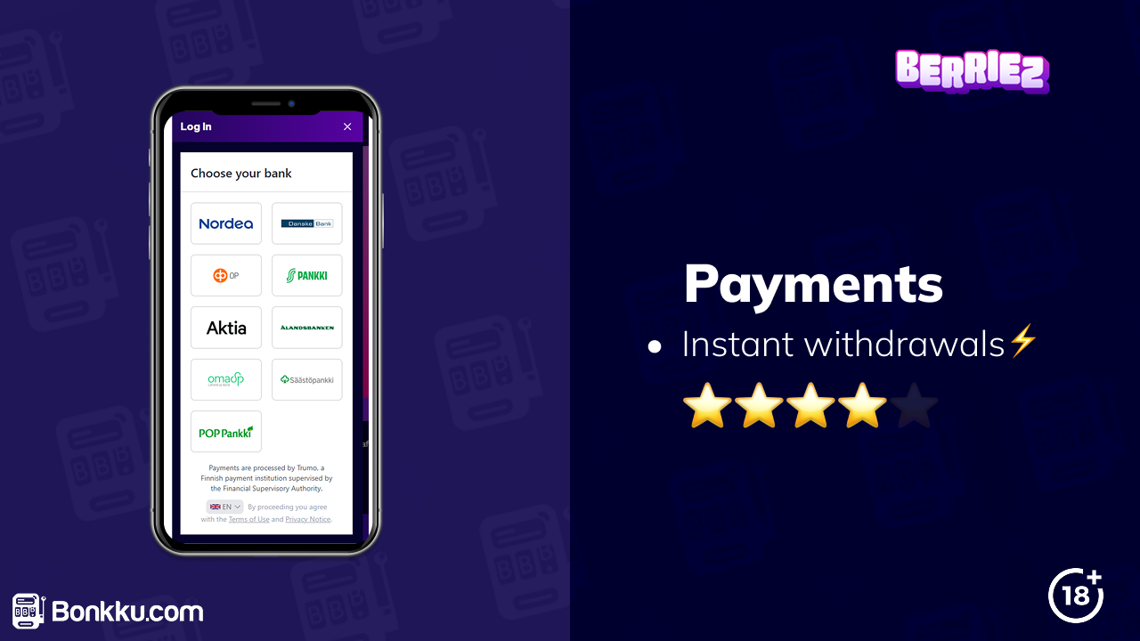 berriez casino payments