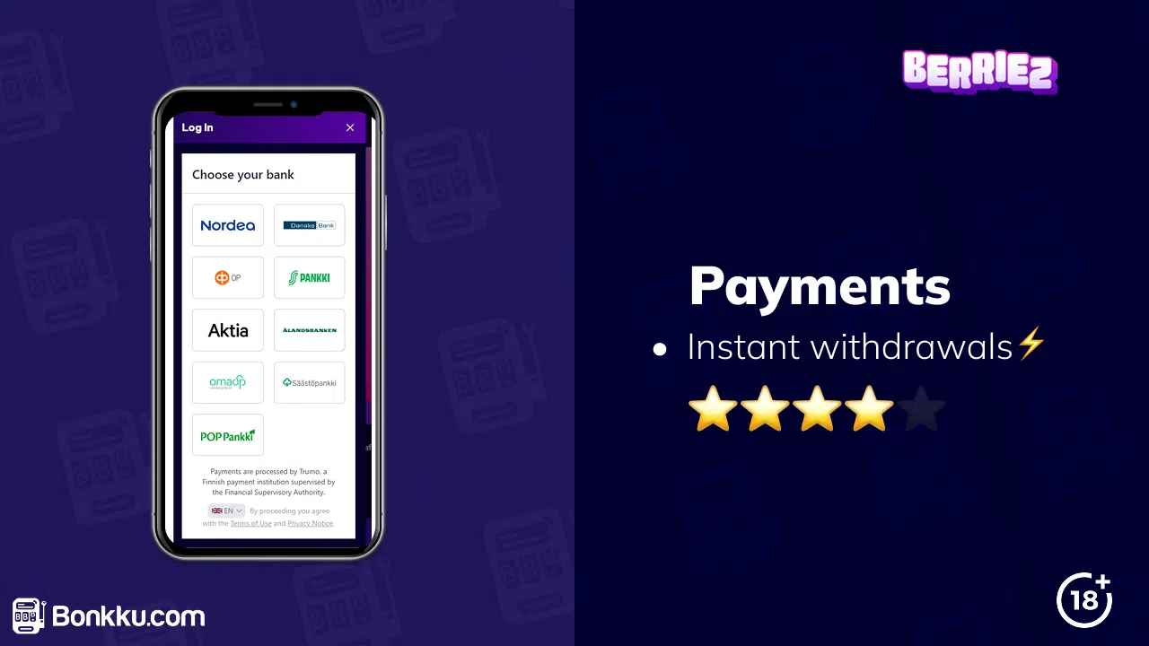 berriez casino payments