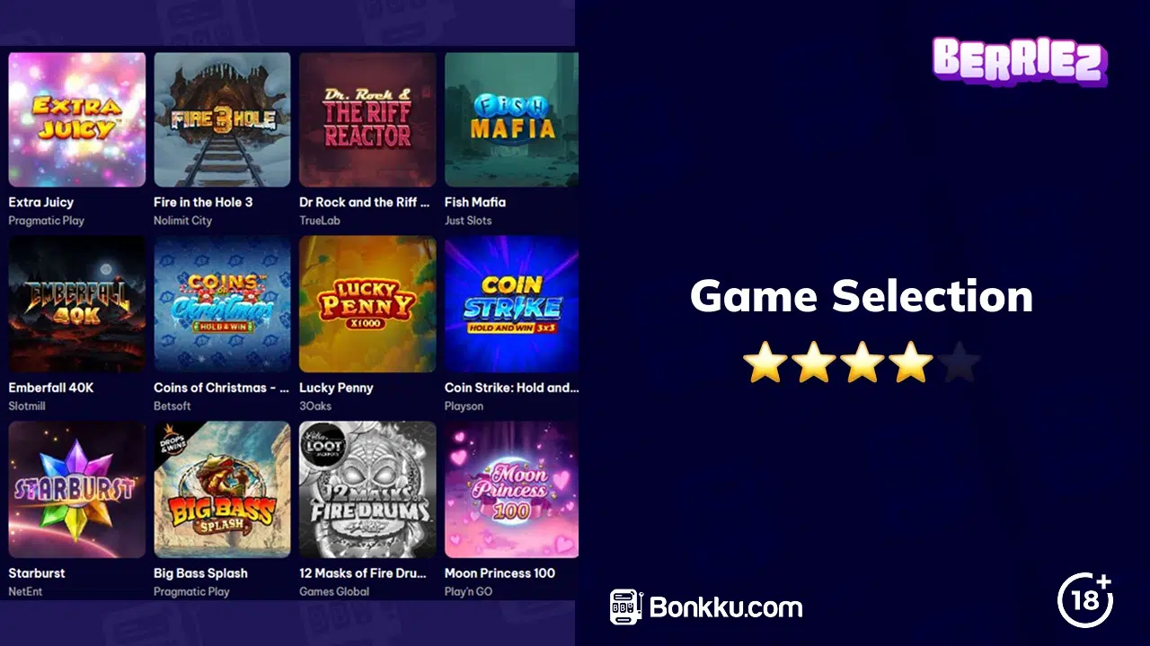 berriez game selection