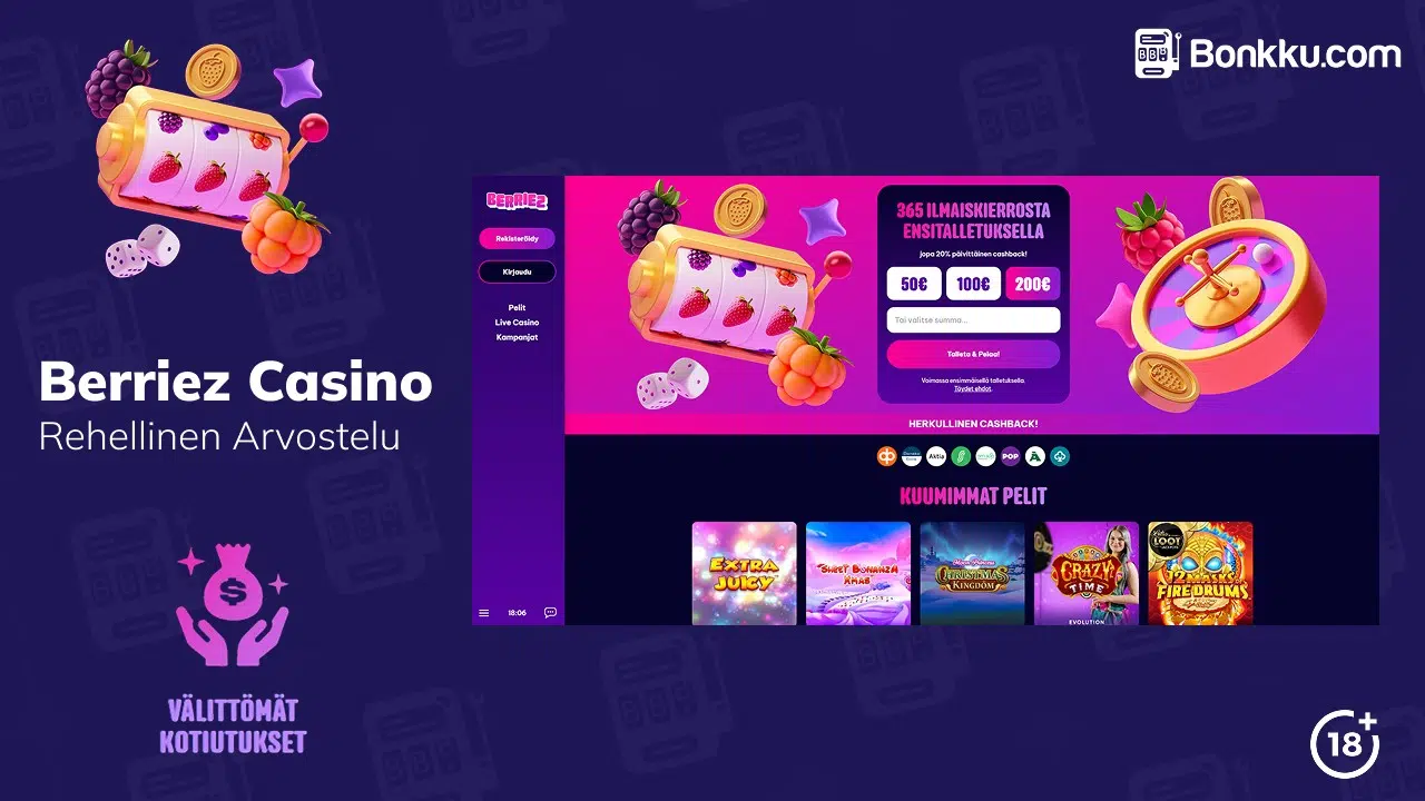 berriez kasino arvostelu