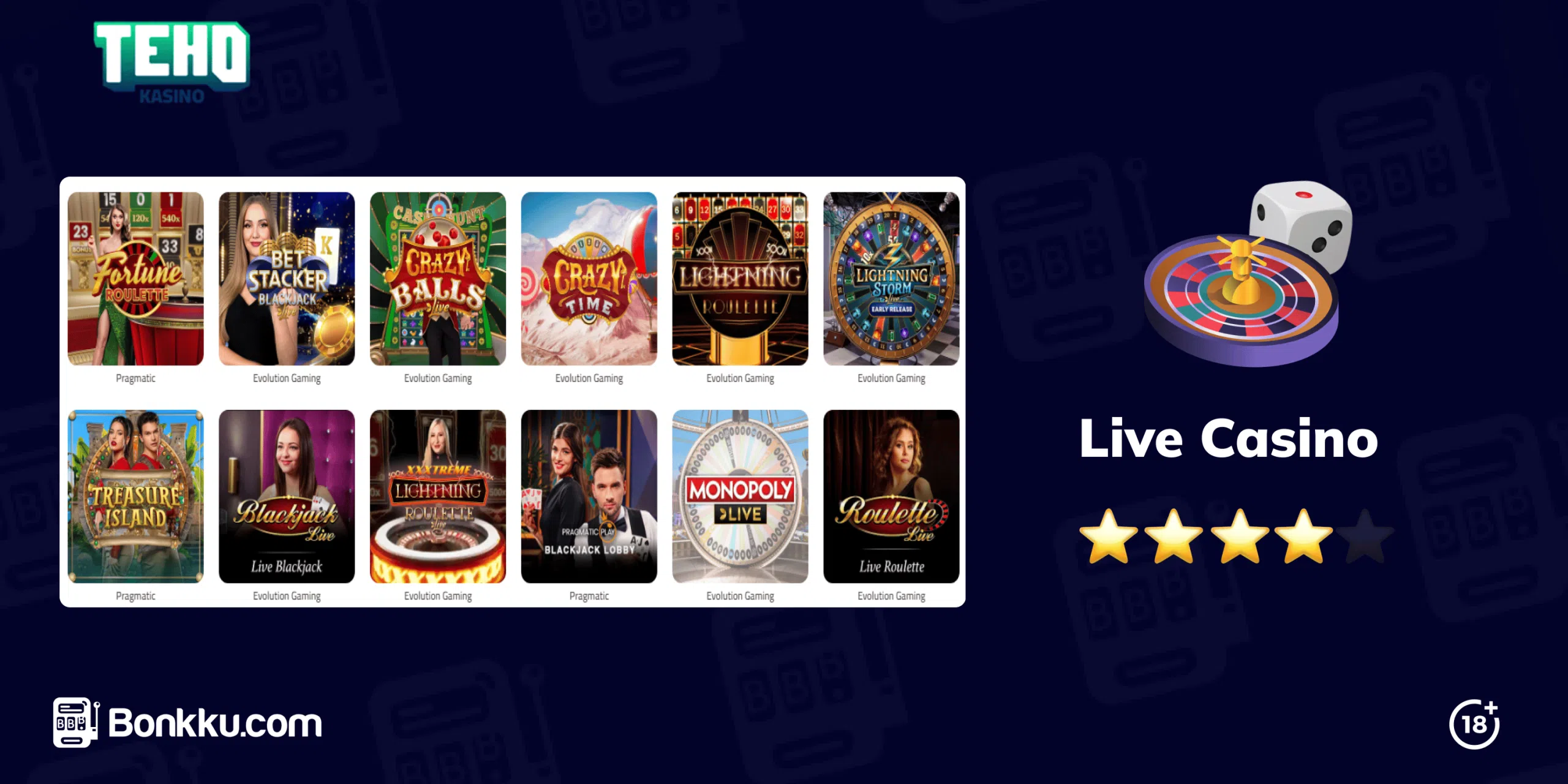 teho kasino live casino