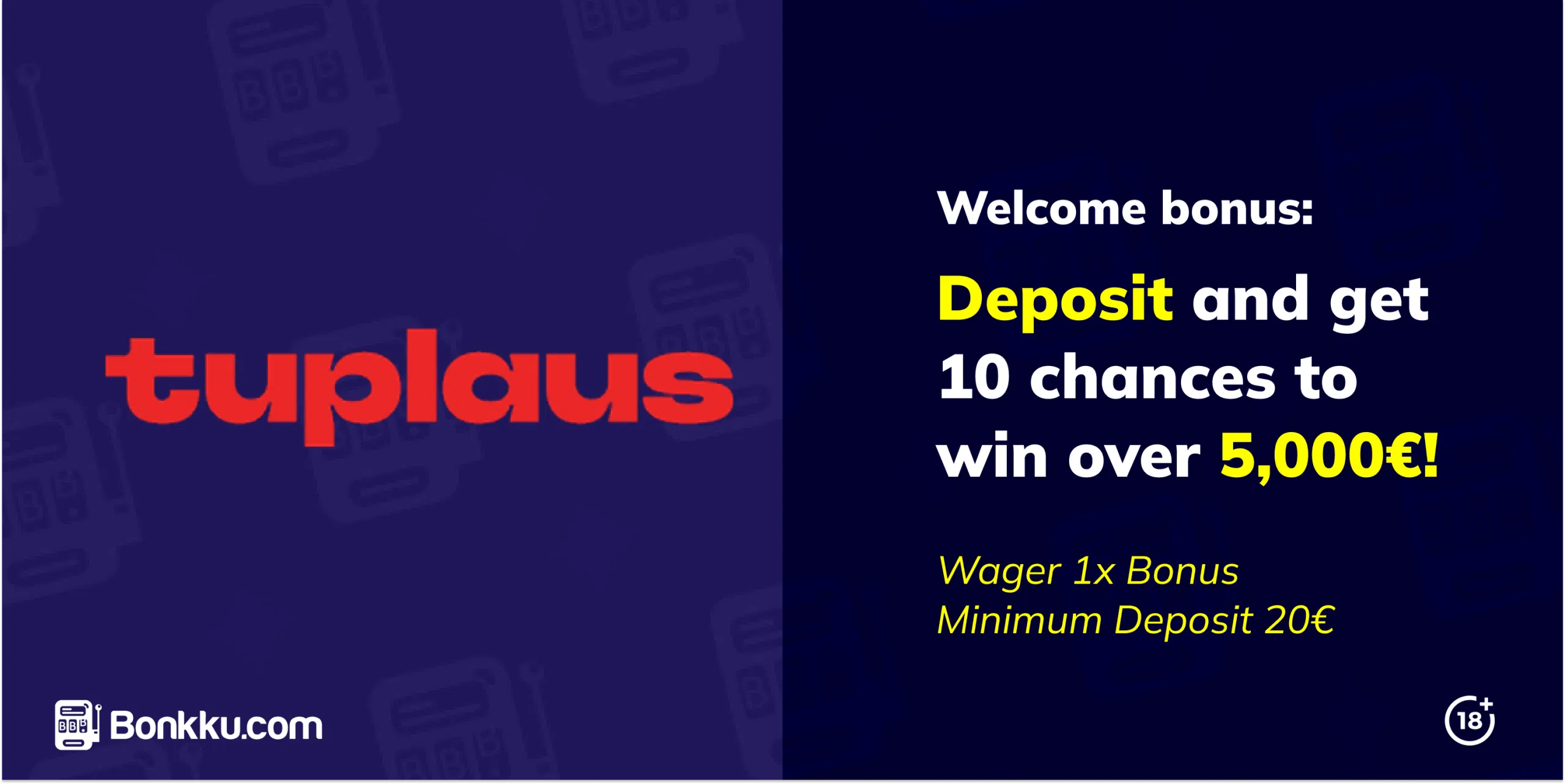 tuplaus casino bonus