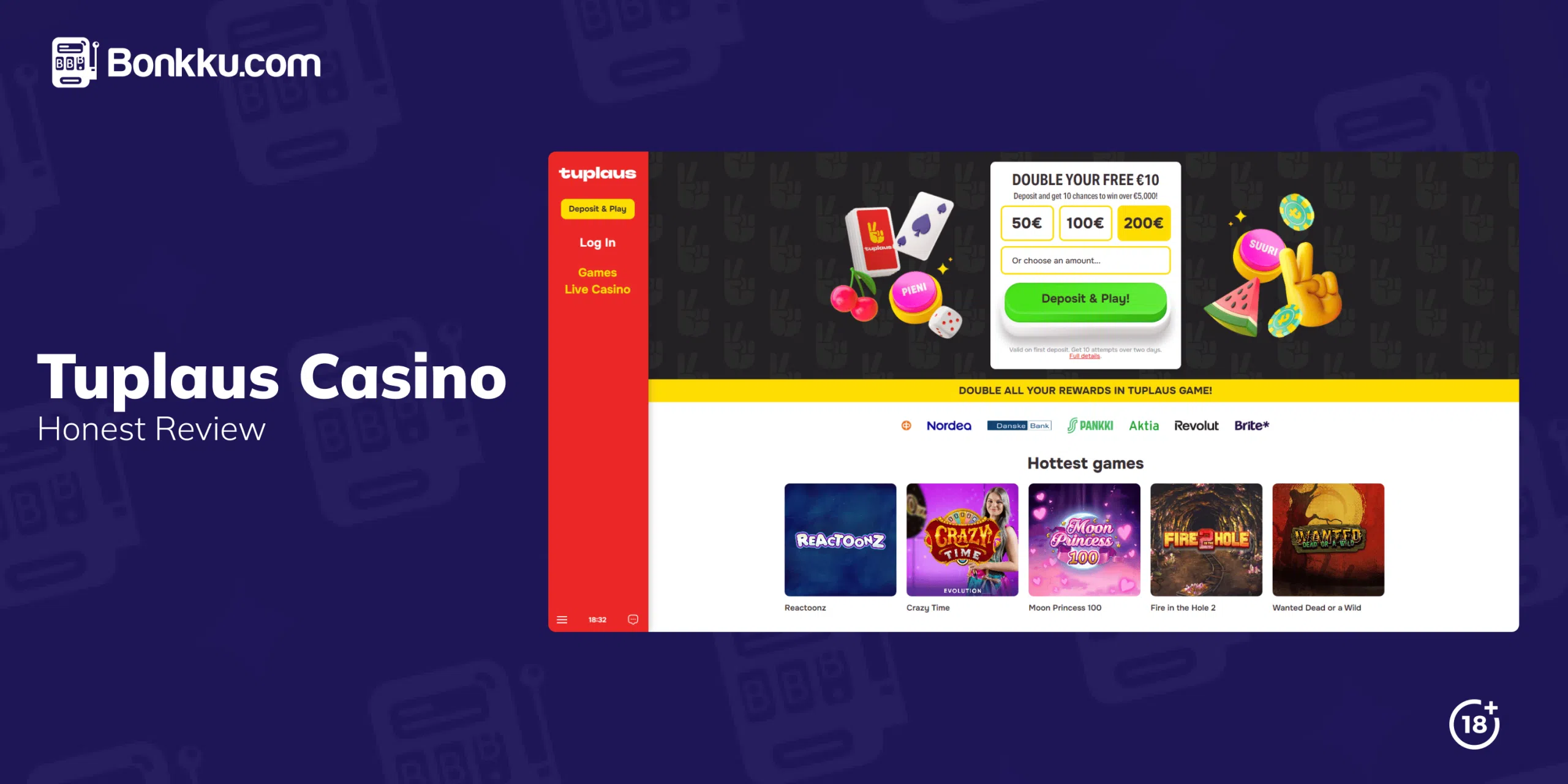 tuplaus casino review