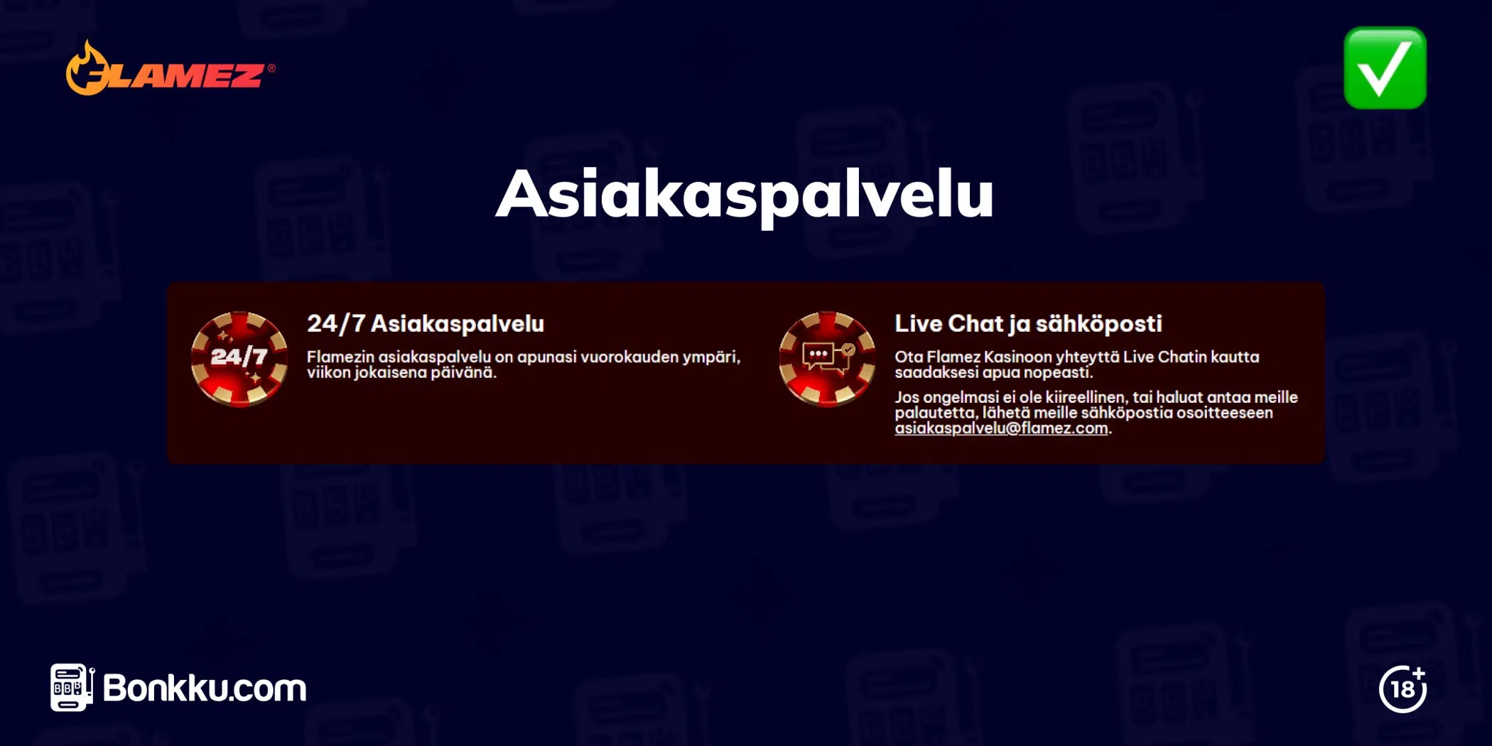 flamez asiakasapalvelu