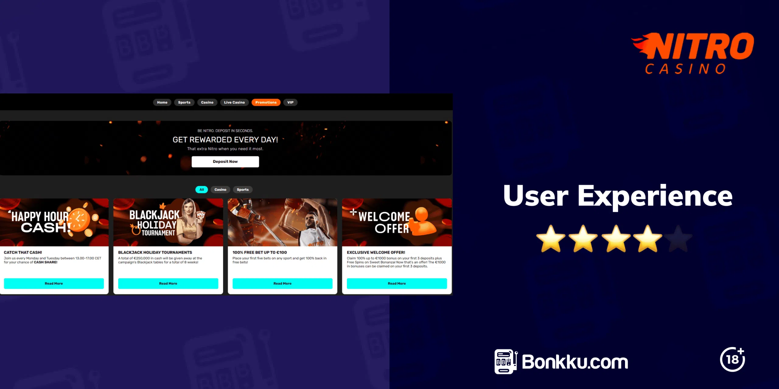 nitro casino user experience