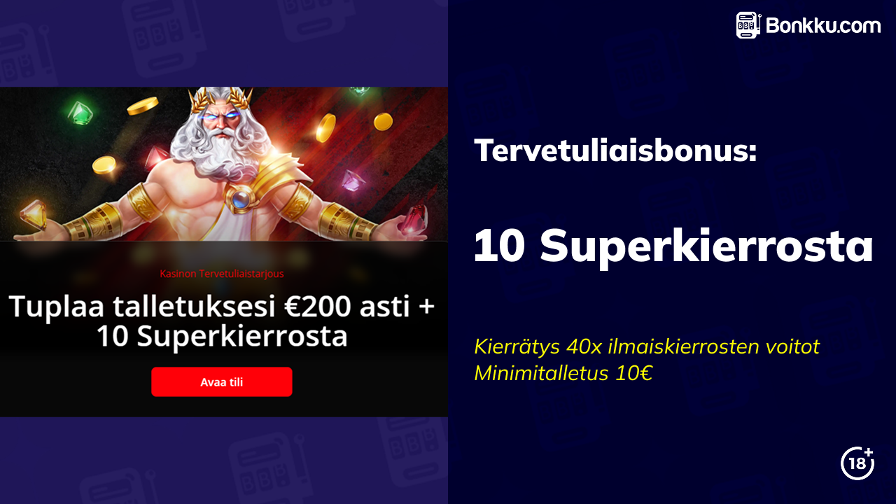 ibet casino tervetuliaisbonus