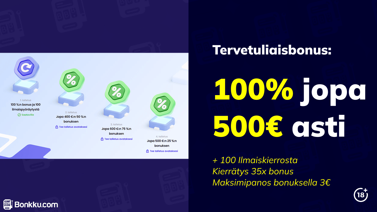 trickz casino tervetuliaisbonus