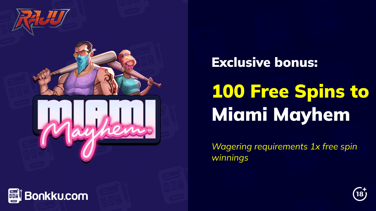 exclusive raju casino welcome bonus for bonkku.com players