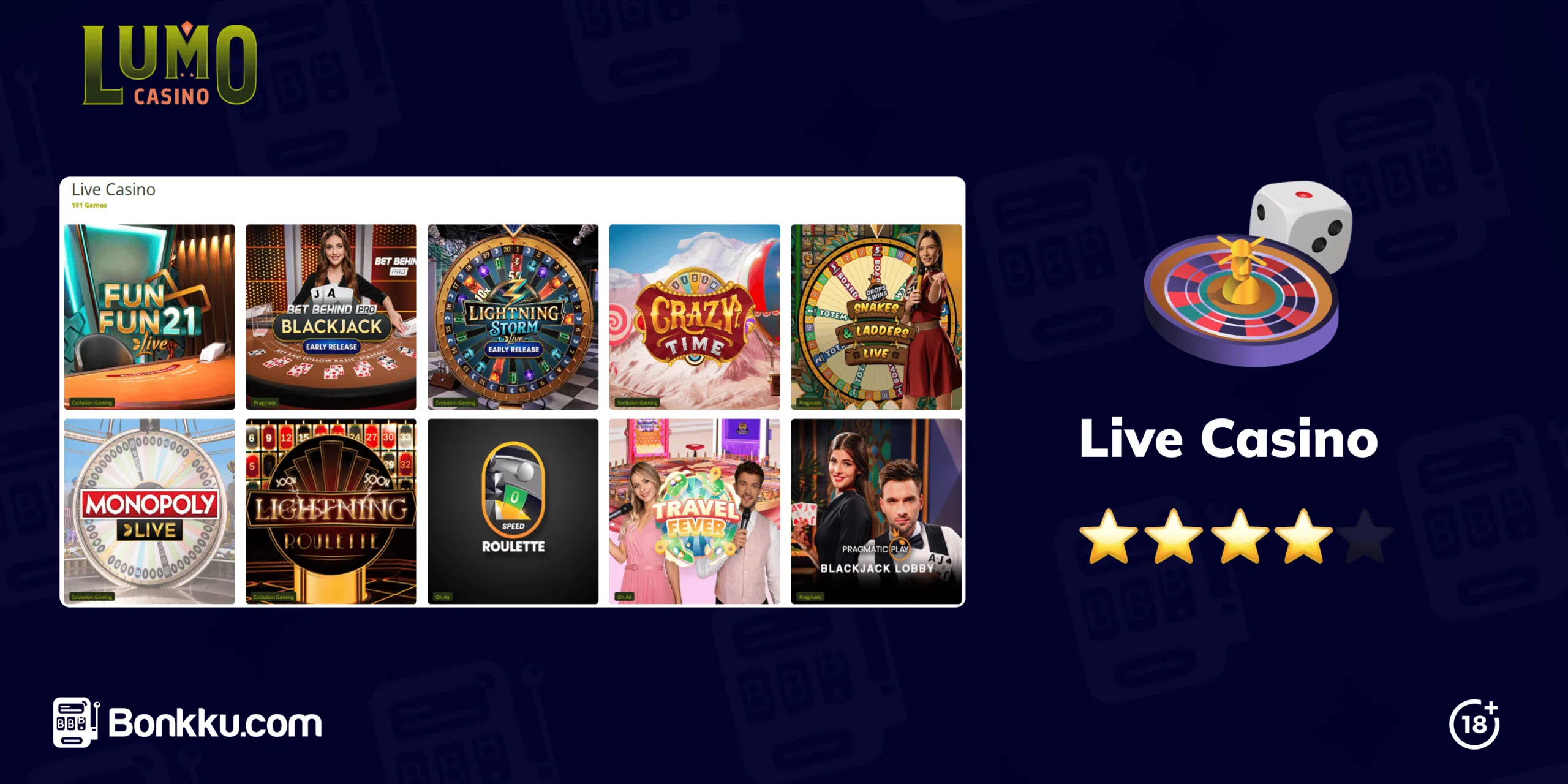 lumo casino live casino