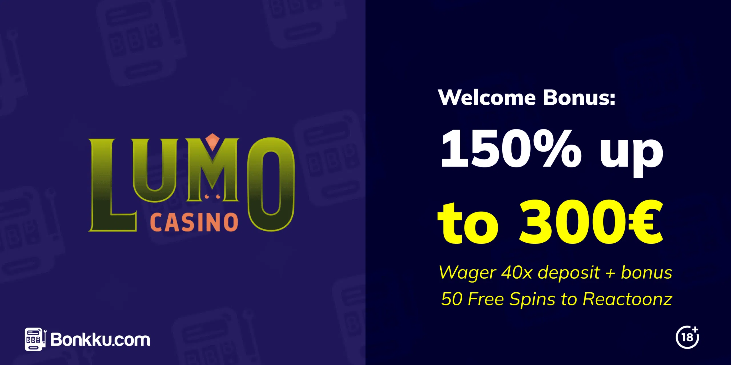 lumo casino welcome bonus