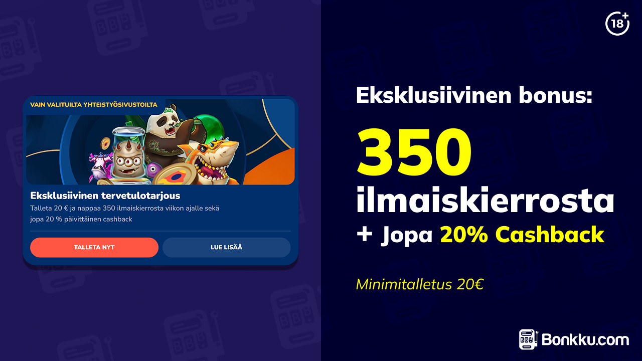 buusti kasino eksklusiivinen tervetulotarjous