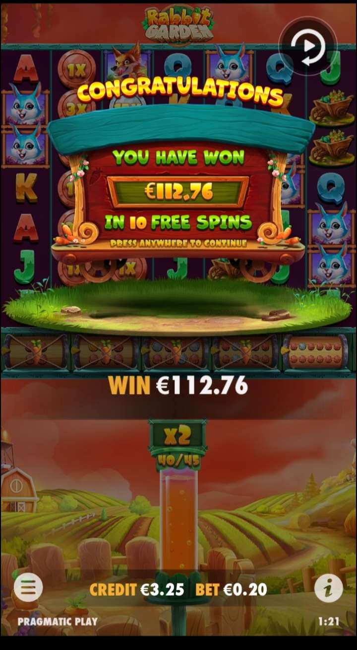 Big wins screenshot