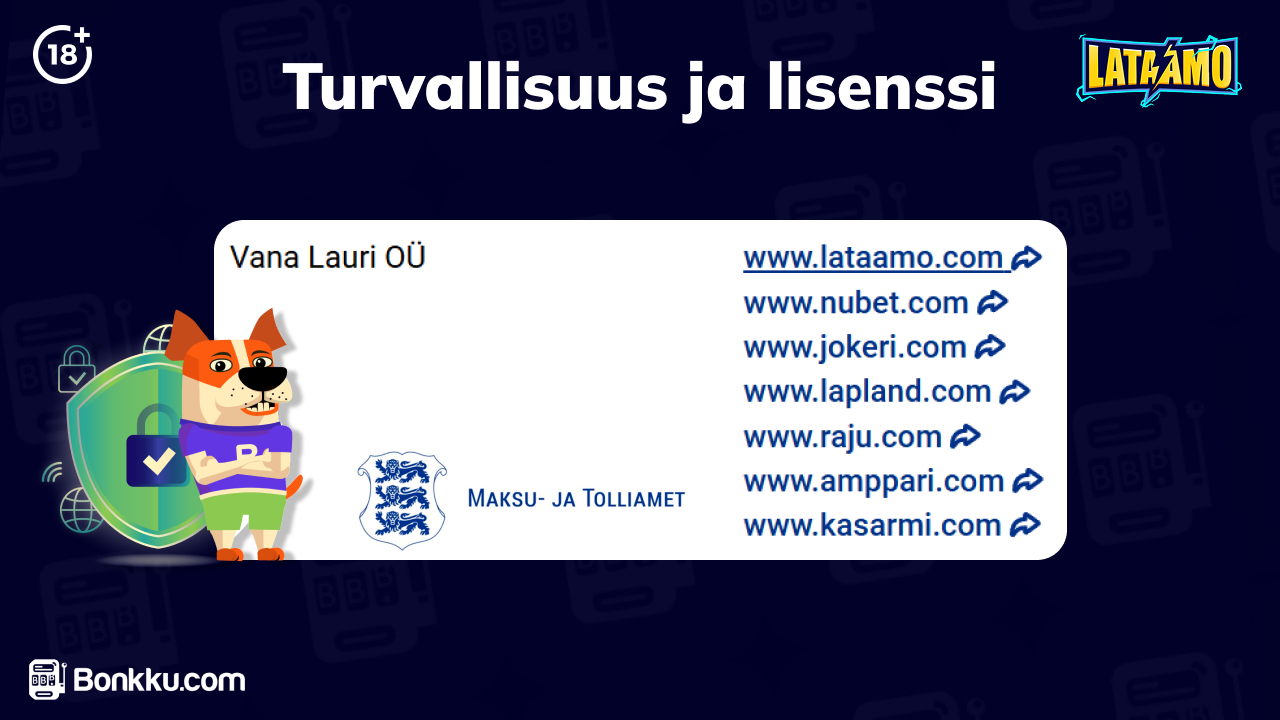 lataamo casino lisenssi