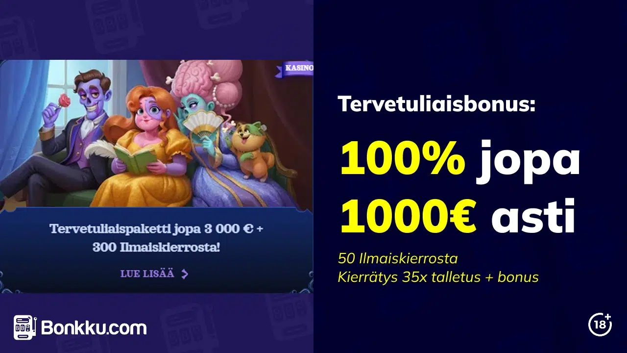 casombie casino tervetuliaisbonus