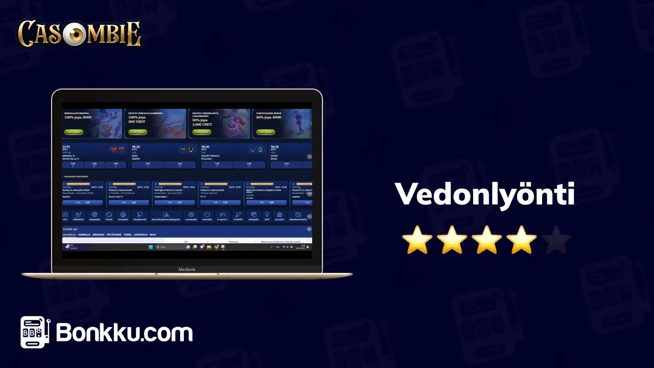casombie casino vedonlyönti