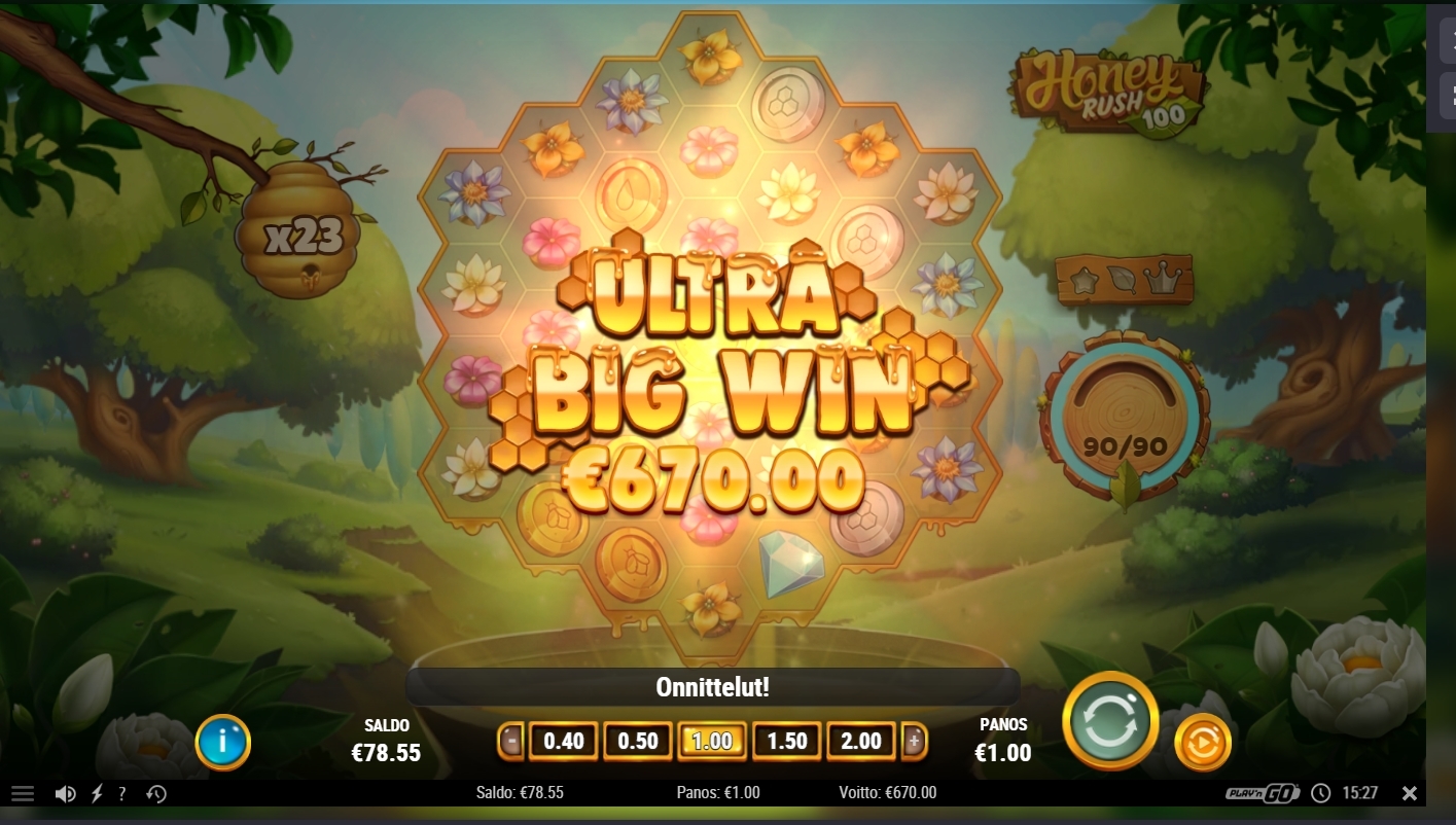 Big wins screenshot