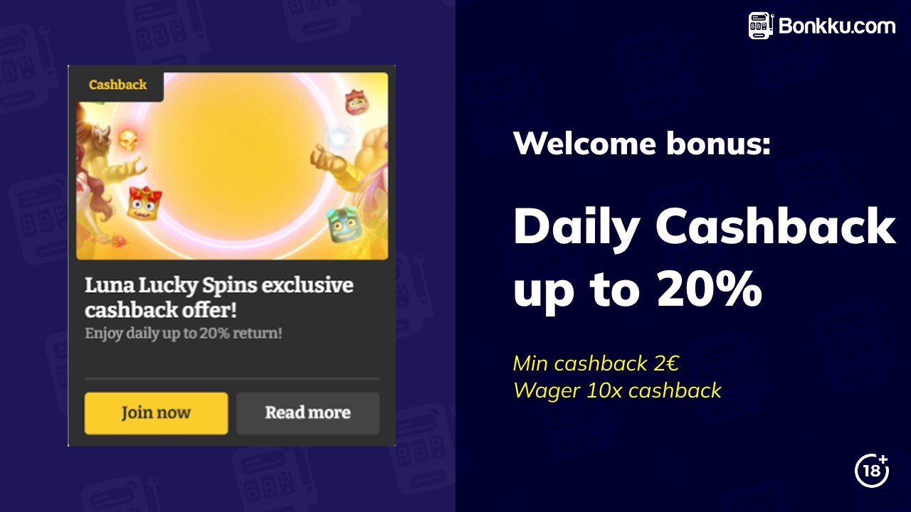 lucky spins casino daily cashback