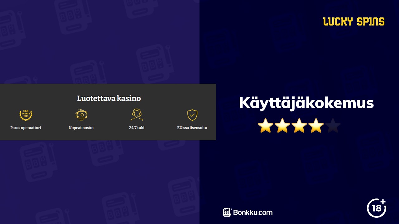 lucky spins casino käyttäjäkokemus