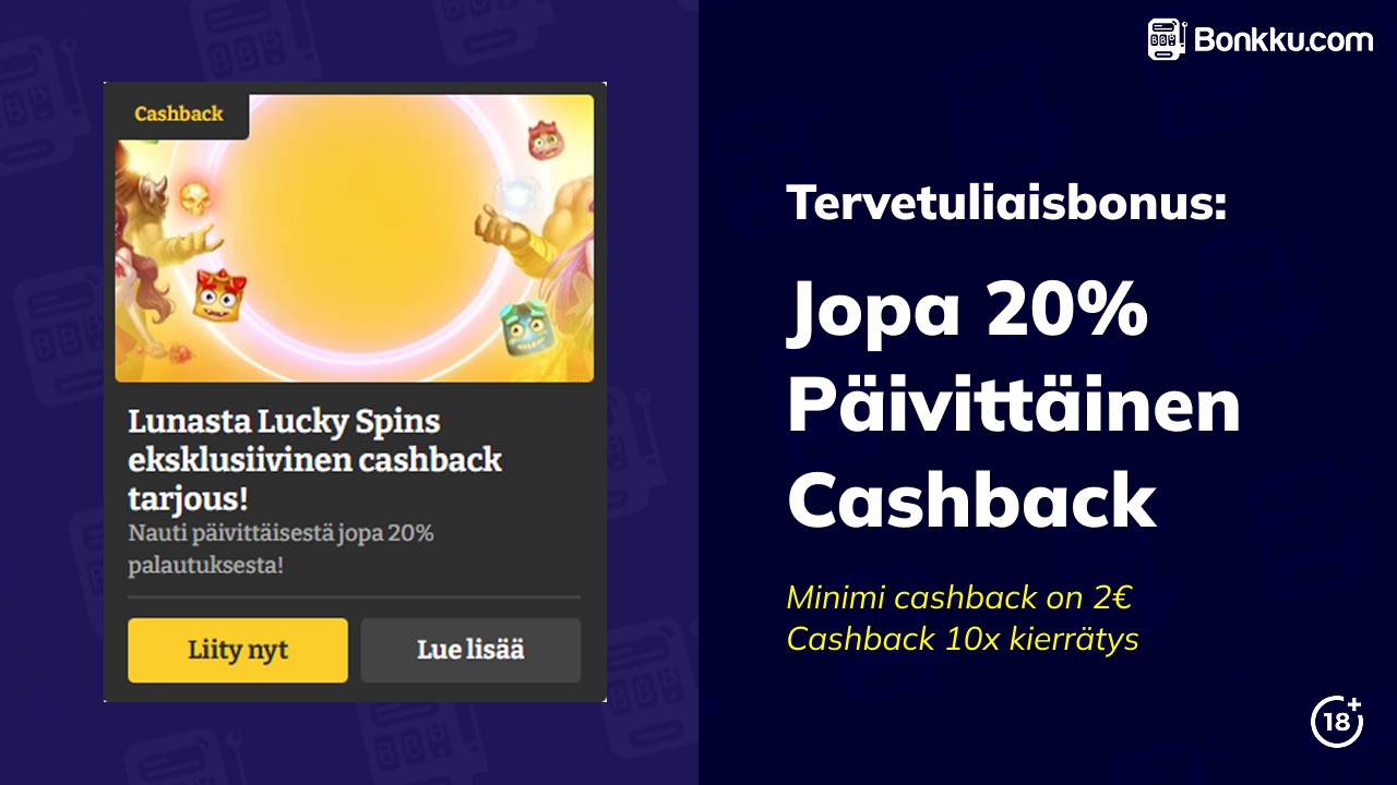 lucky spins casino tervetuliaisbonus