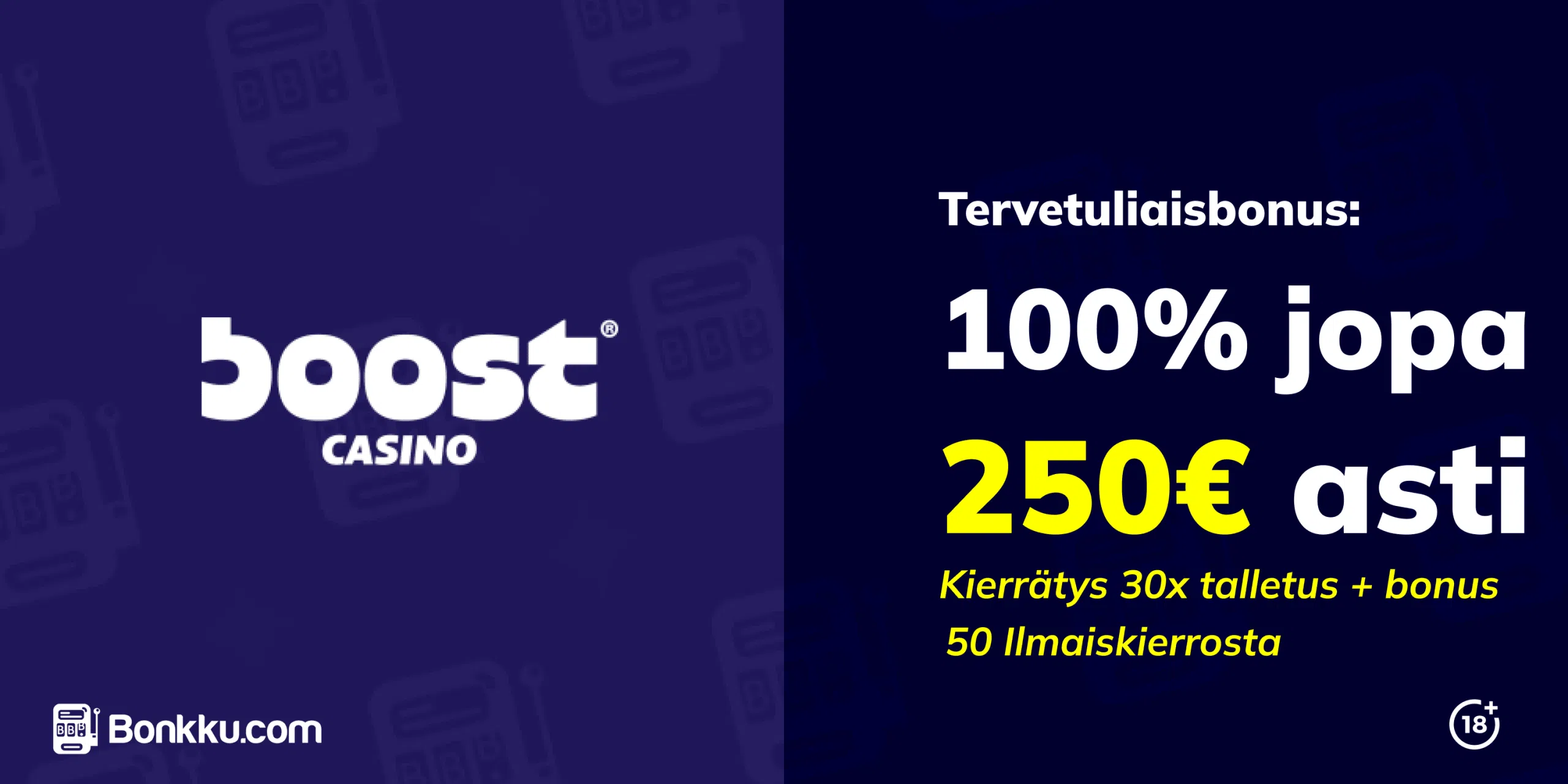 boost casino tervetuliaisbonus