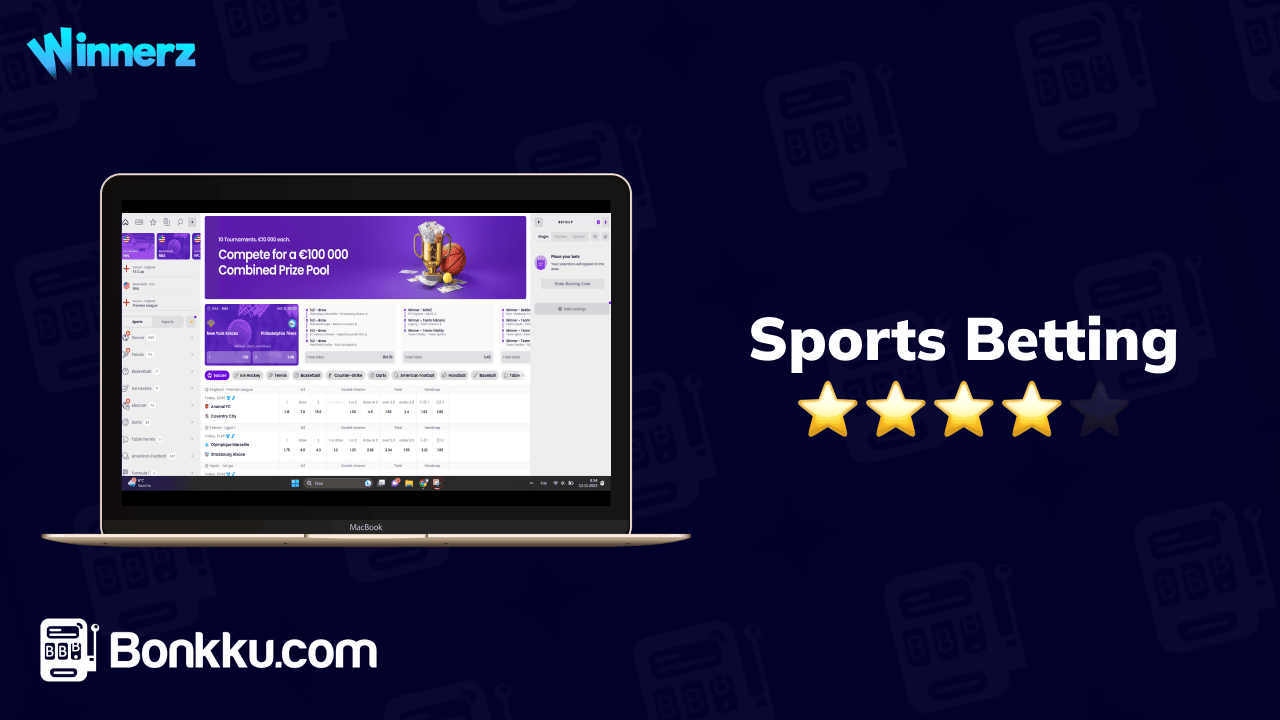 sports betting at winnerz casino