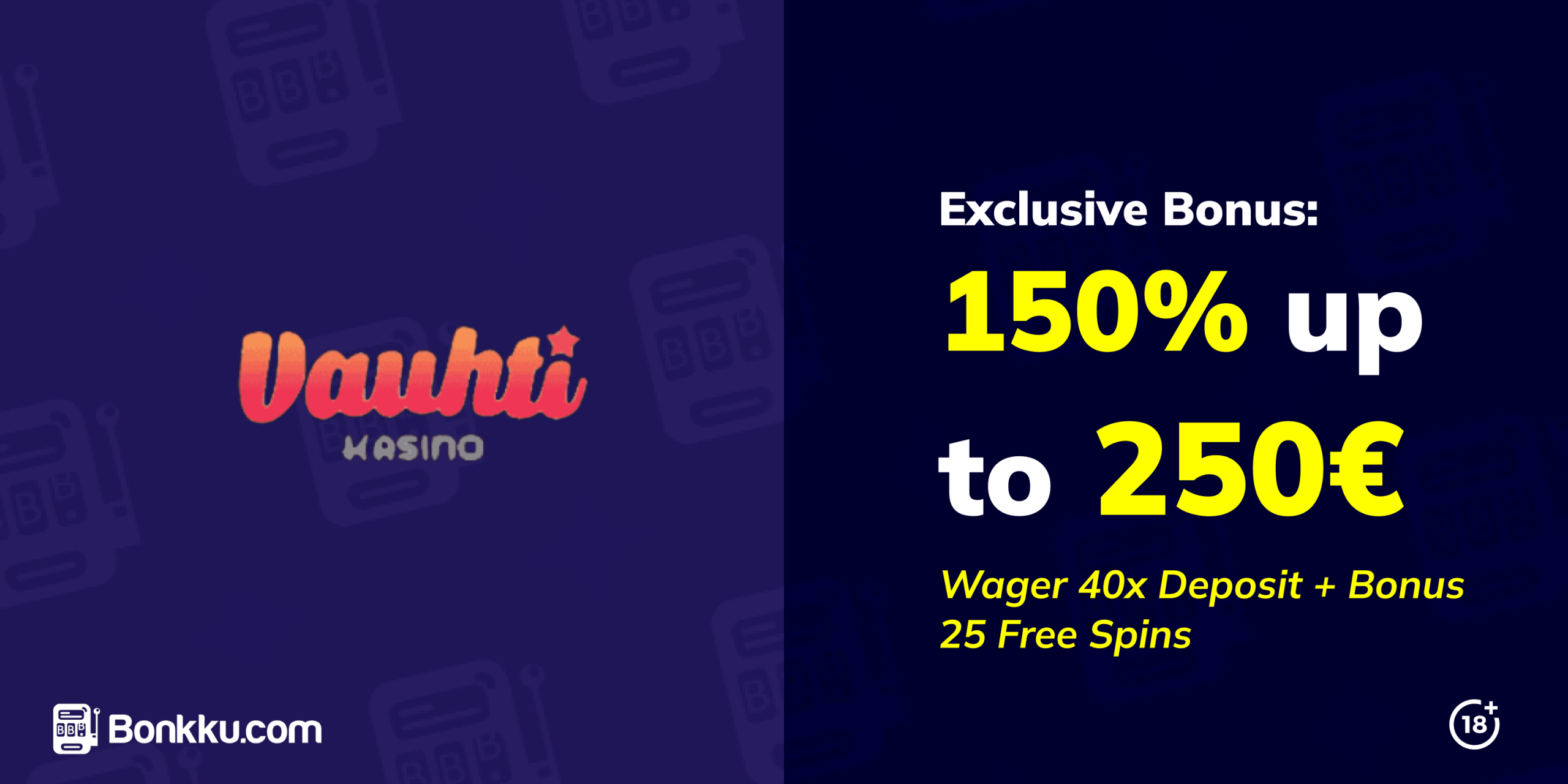 vauhti exclusive welcome bonus